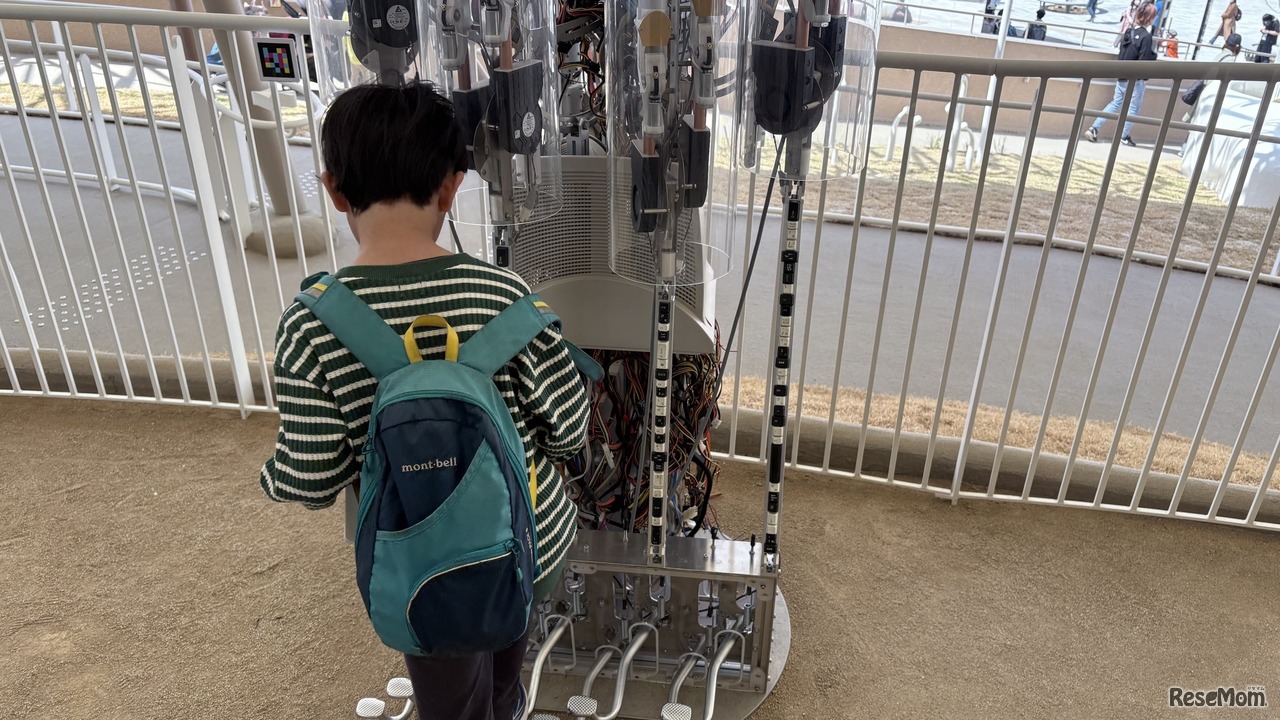 音楽や舞踊のライブ、ものづくりワークショップ、STEAM教育の遊具や楽器が点在