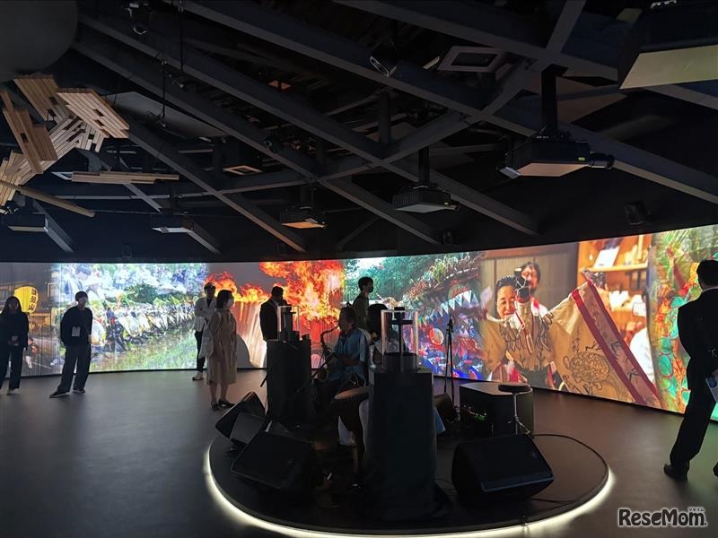 「世界のおまつりの音楽もにぎやかで、楽しかった！」