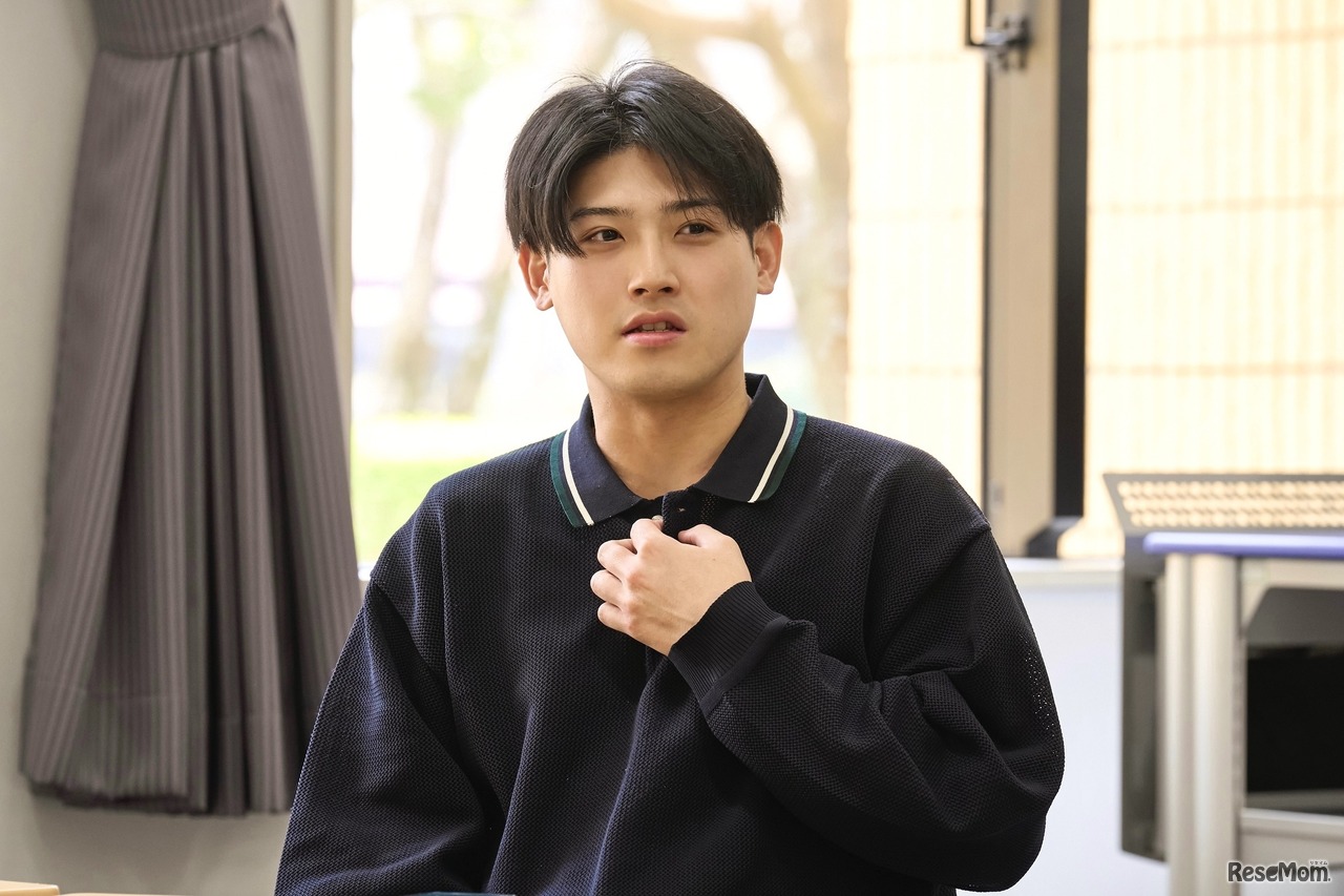 尾﨑さん（理工学研究科理工学専攻知能情報コース）