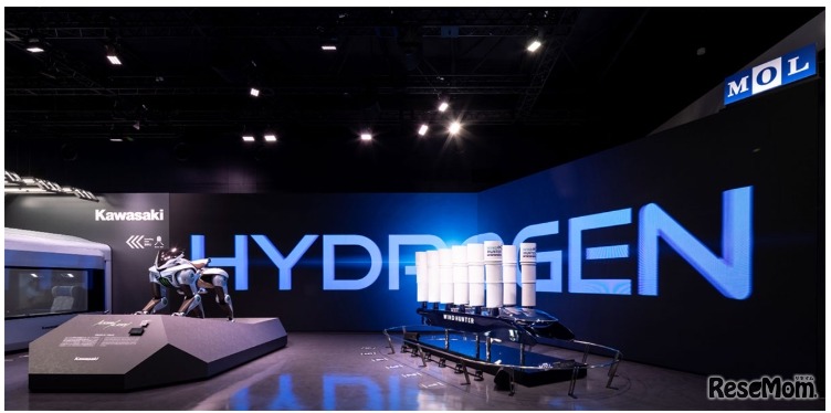 川崎重工とコラボした展示プレイス