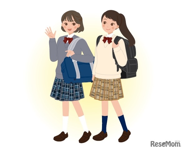 中高生のスクールバッグ事情（イメージ）