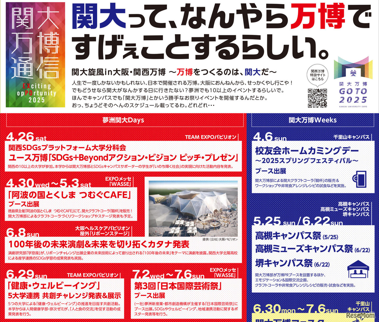 「関大万博通信」一部抜粋