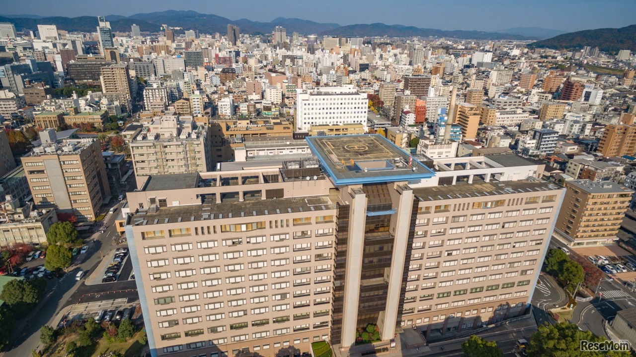 岡山大学医学部保健学科・大学院保健学研究科が所在する岡山大学鹿田キャンパス（岡山市北区）