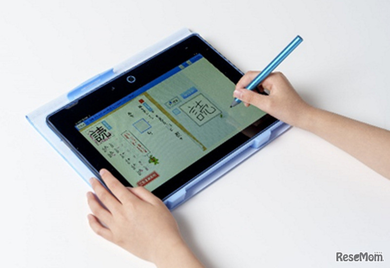 ベネッセが提供する「進研ゼミ」のタブレット教材を活用