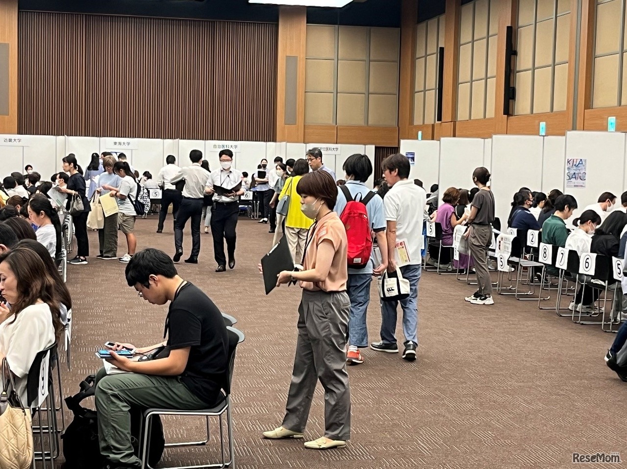 進学相談会のようす