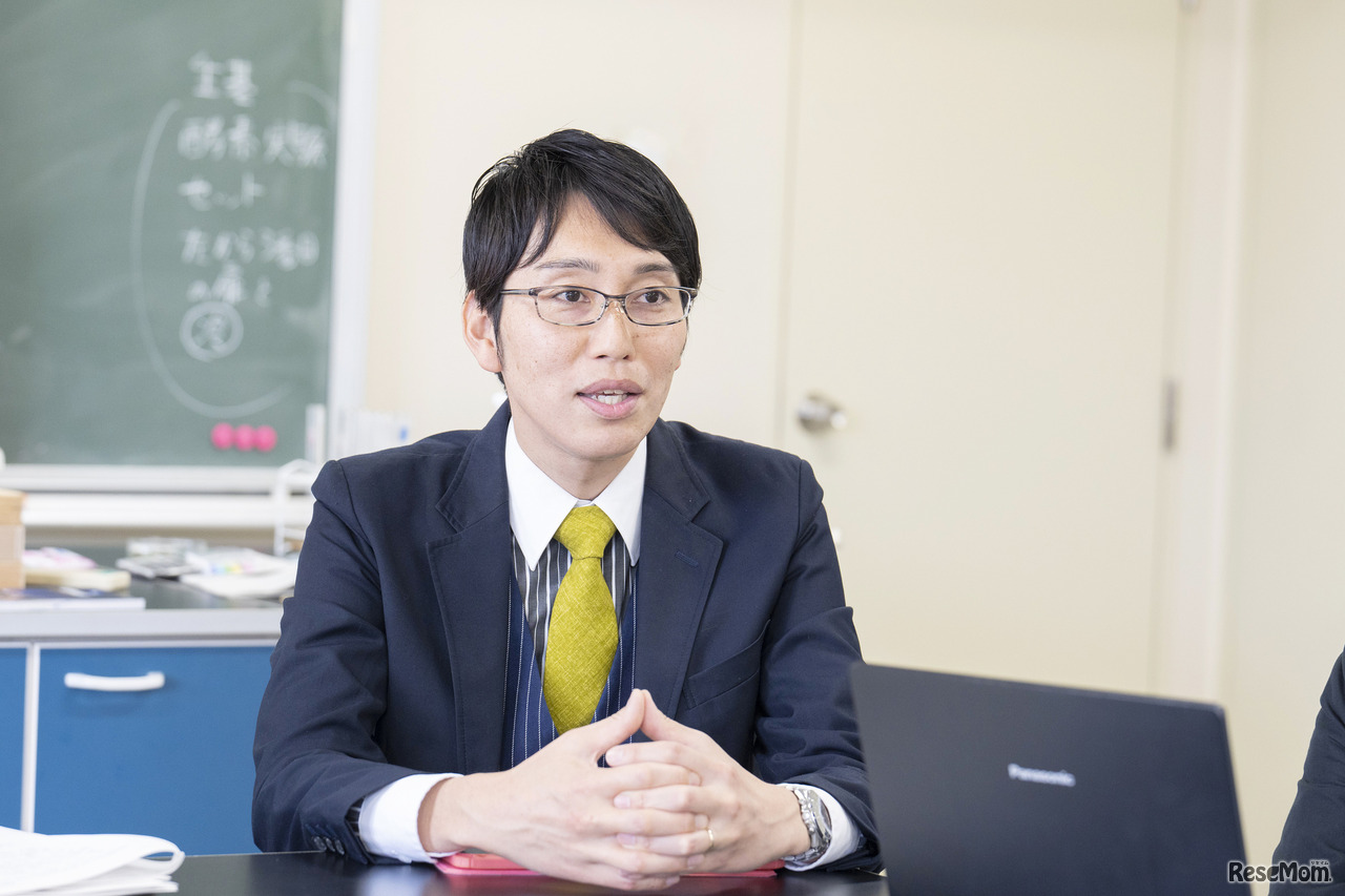 星野高等学校 医専コースチーフの長束亮太氏