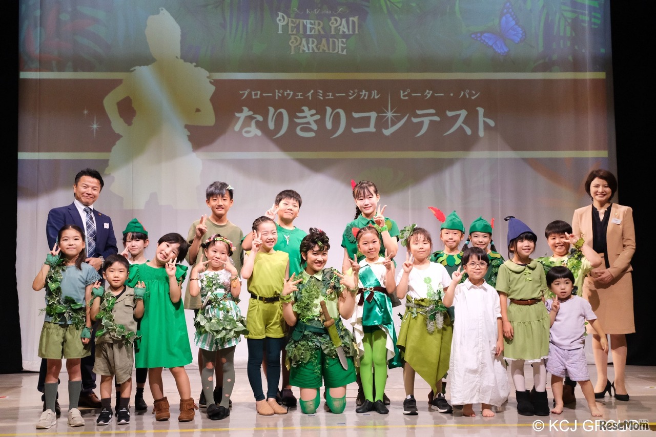 「ブロードウェイミュージカル『ピーター・パン』なりきりコンテスト」のようす