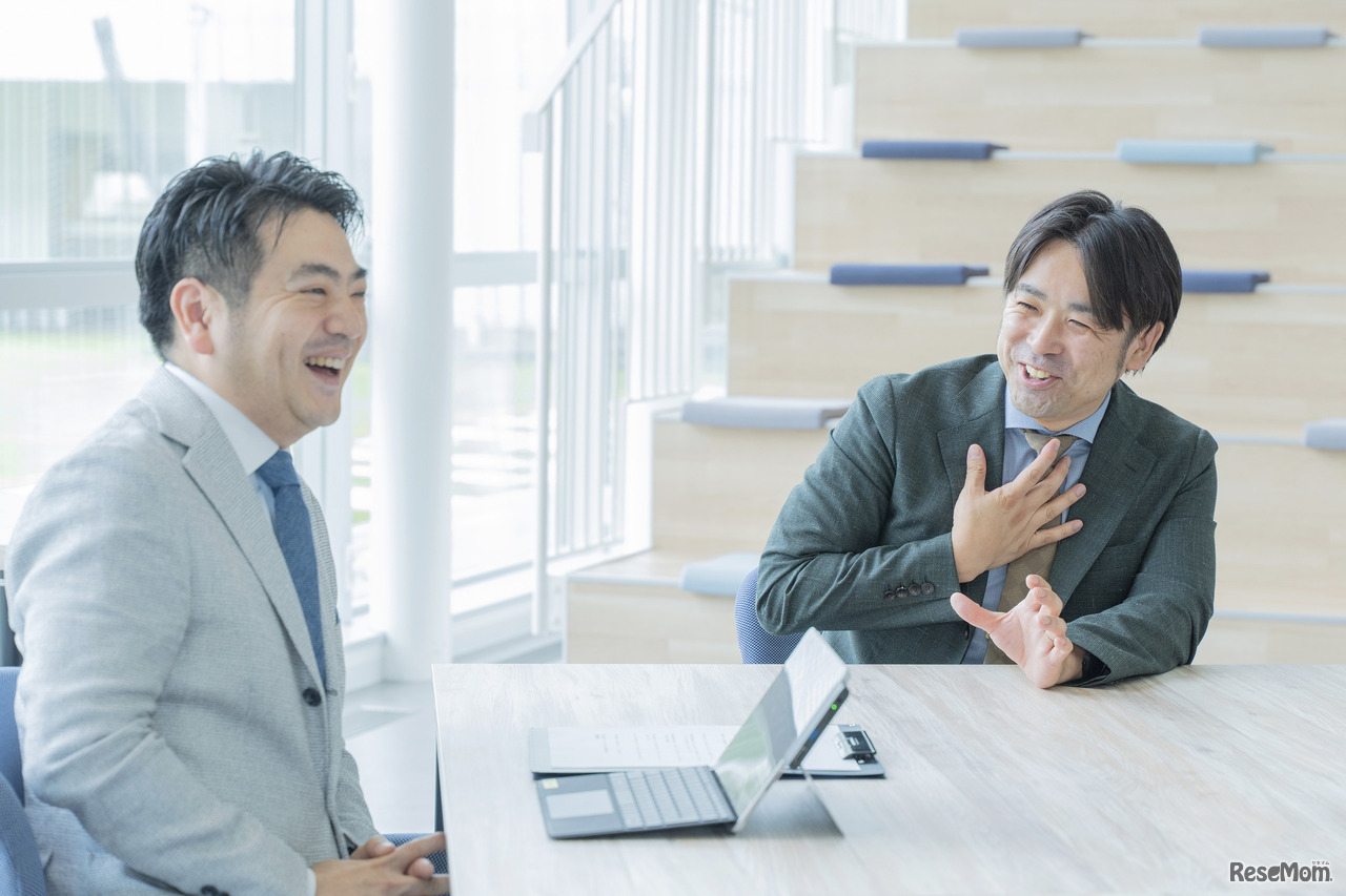 「生徒と一緒に取り組みたいことがたくさんある」という簡野先生と兼子先生