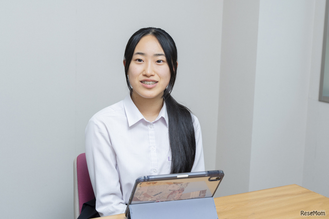 前編集長趙楚琳さん（高3）