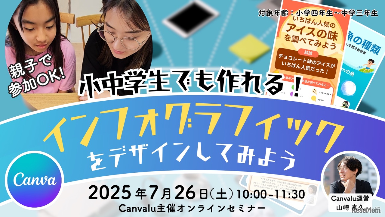 小中学生でも作れる！Canvaでインフォグラフィックをデザインしてみよう