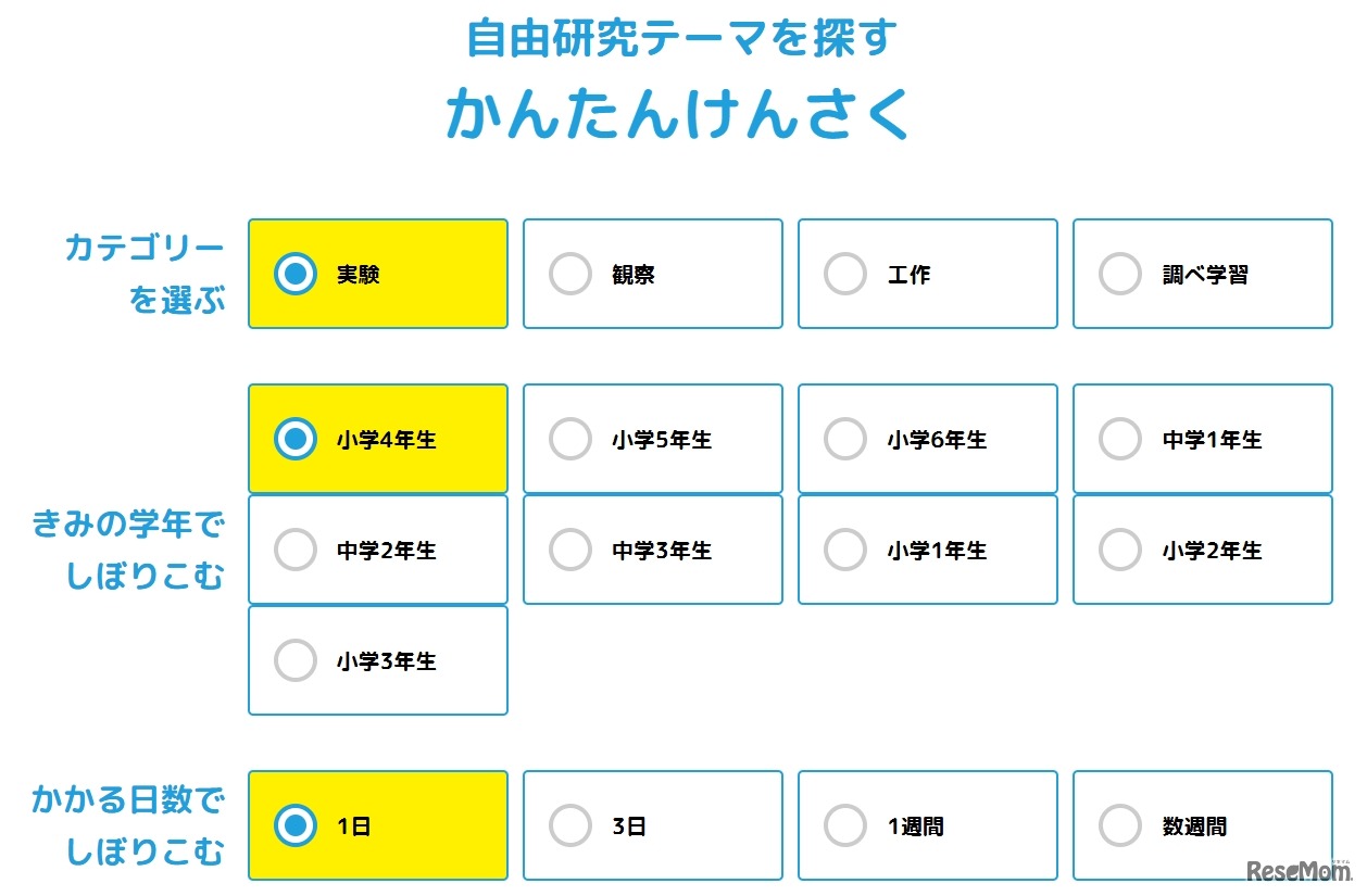 自分に合ったテーマが簡単に見つかる