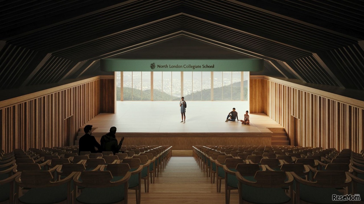 新校舎の講堂イメージ