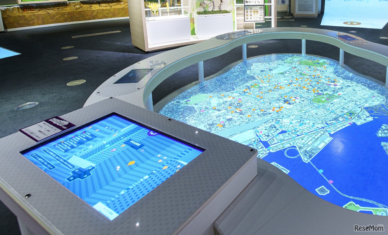 常設展示　みなとクエストマップ