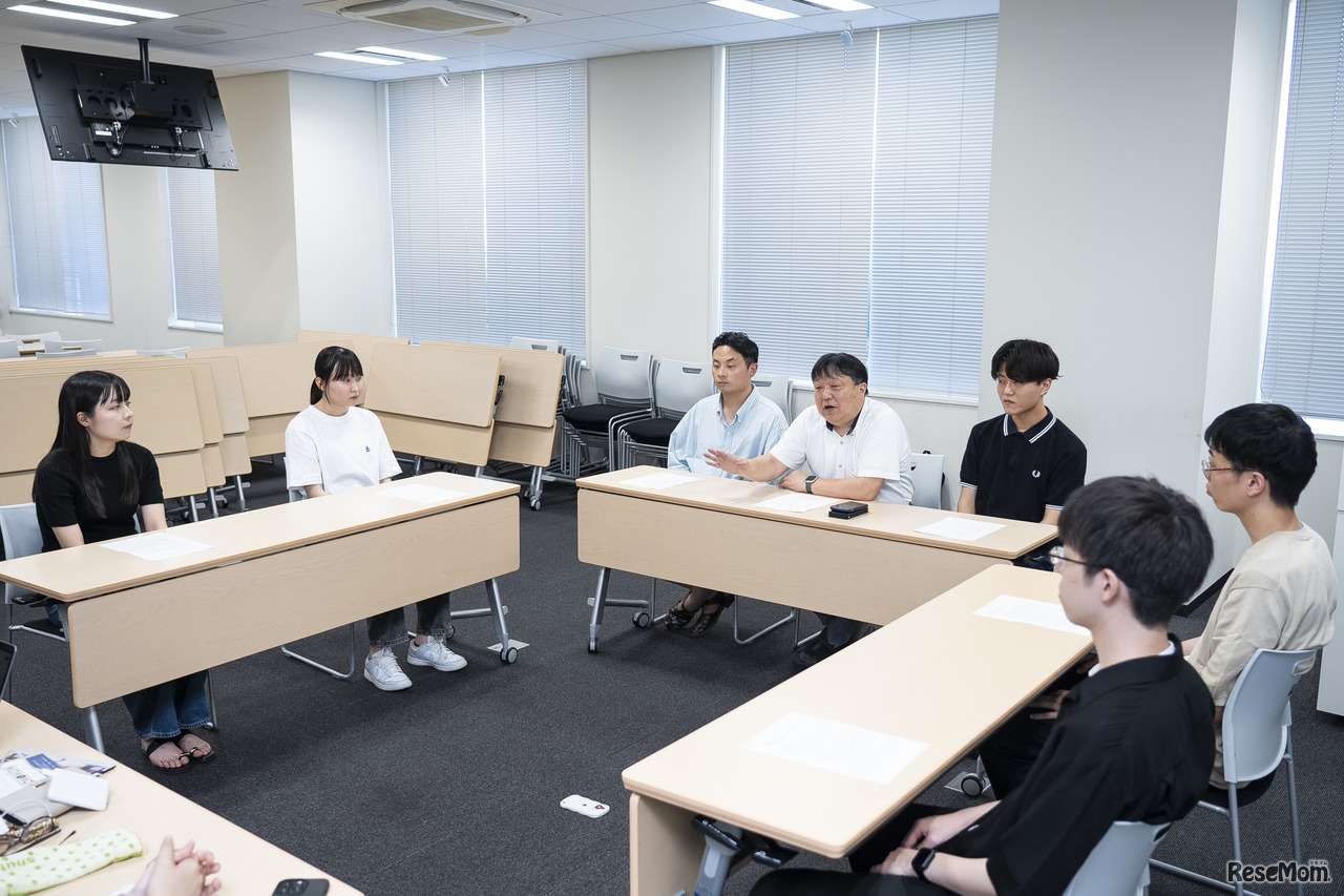 インタビュー風景