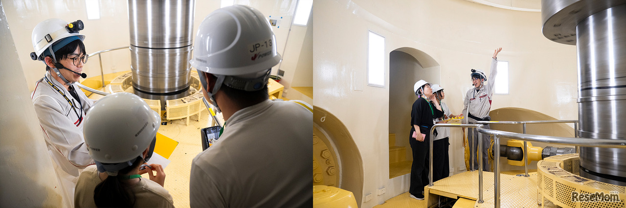 水車ピット内の音はとても大きく、重みを感じた