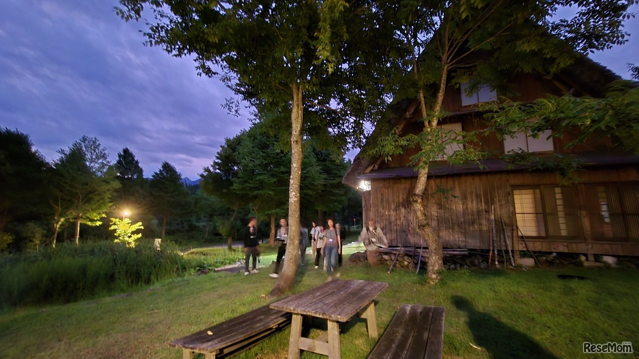 自然学校の敷地内にある「旧下山家」