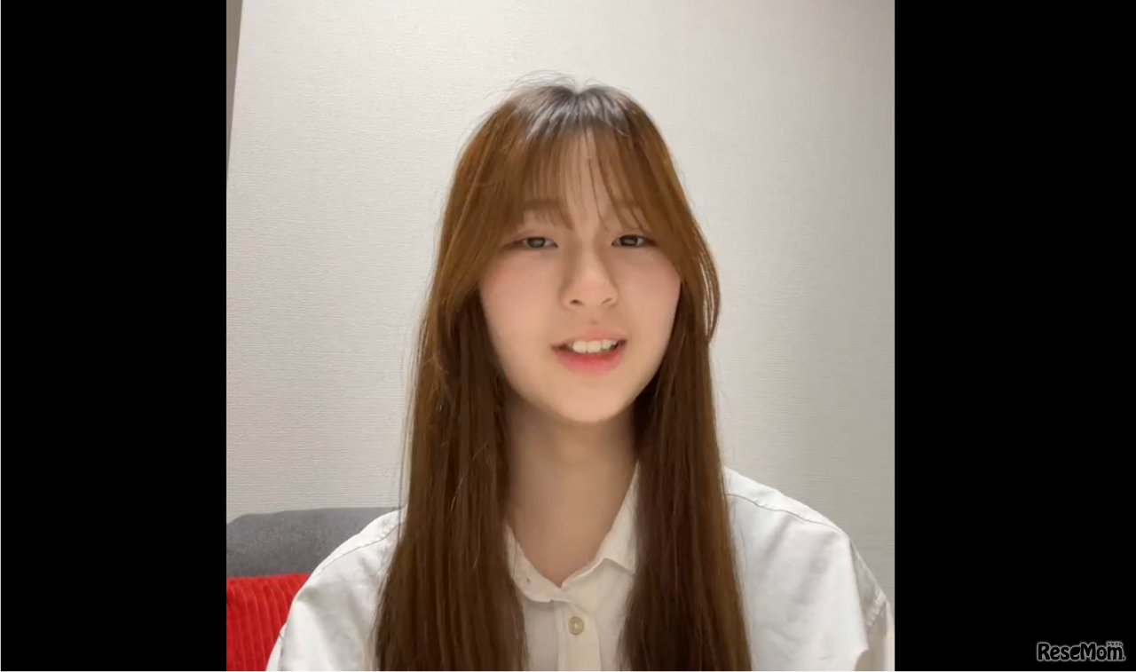 野見山 詩織さん： 福岡県出身／同志社大学社会学部1年生／同・福岡校