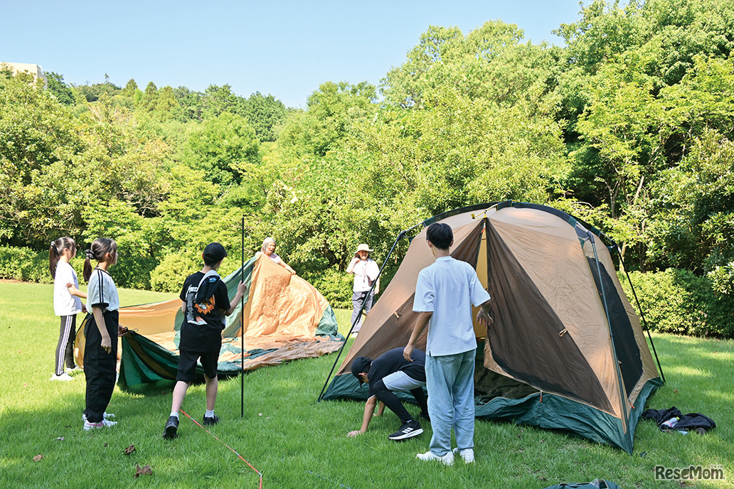 サマースクール「学内キャンプ」