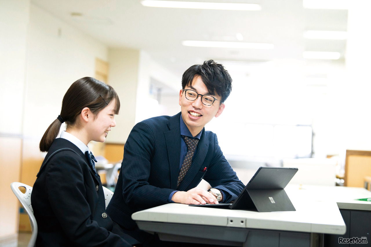 ひとりひとりに寄り添った、徹底した進路選択サポートを行ってくれる