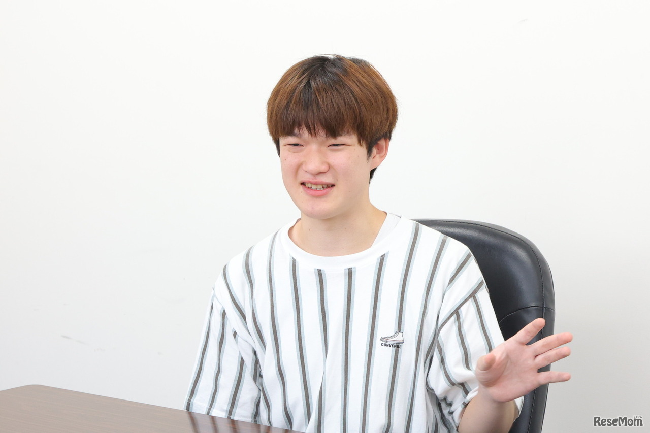 東京大学 理科II類1年生、東京都立小石川中等教育学校出身、駿台予備学校 御茶ノ水3号館クラスリーダーの加藤慶大さん