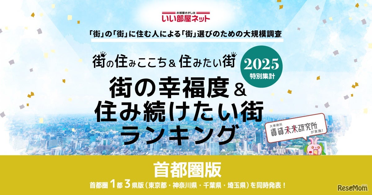 街の幸福度＆住み続けたい街ランキング2025＜埼玉県版＞