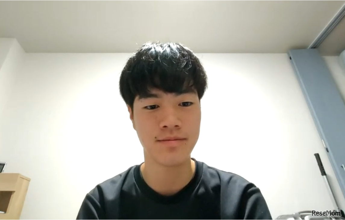 京都大学 経済学部1年生（東大寺学園高等学校出身）の岡本 一輝さん