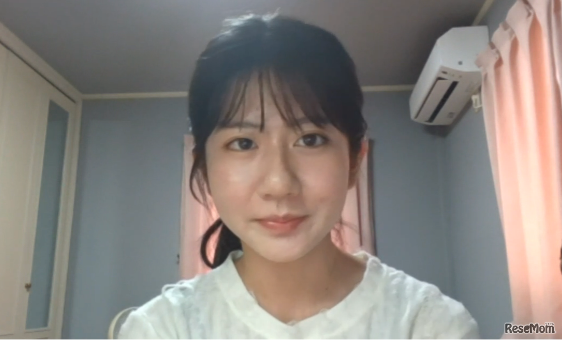 京都大学 農学部・資源生物科学科1年生（京都府立洛北高等学校出身）の小畑 百佳さん