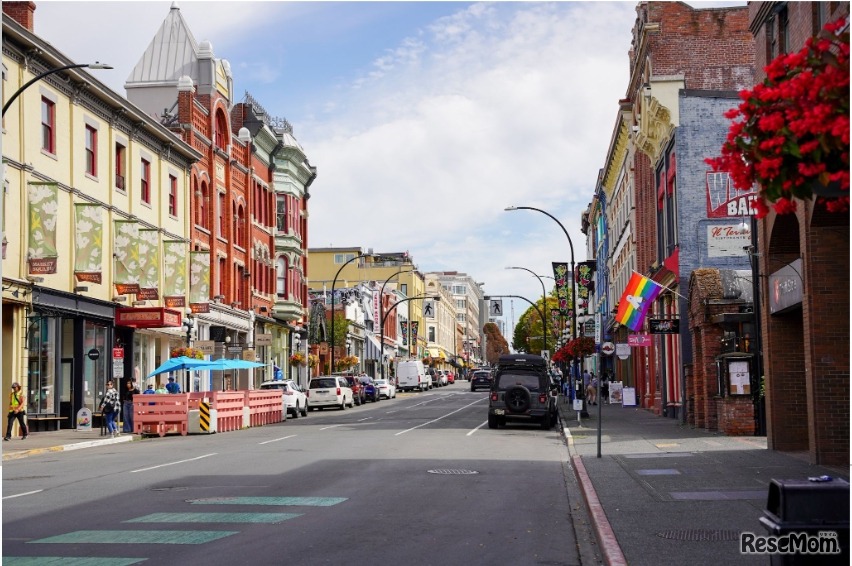 英国文化と国際色が交わる街