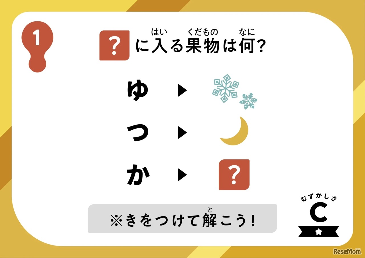 お試し問題：会場では、もっと難しい問題にも挑戦することができる