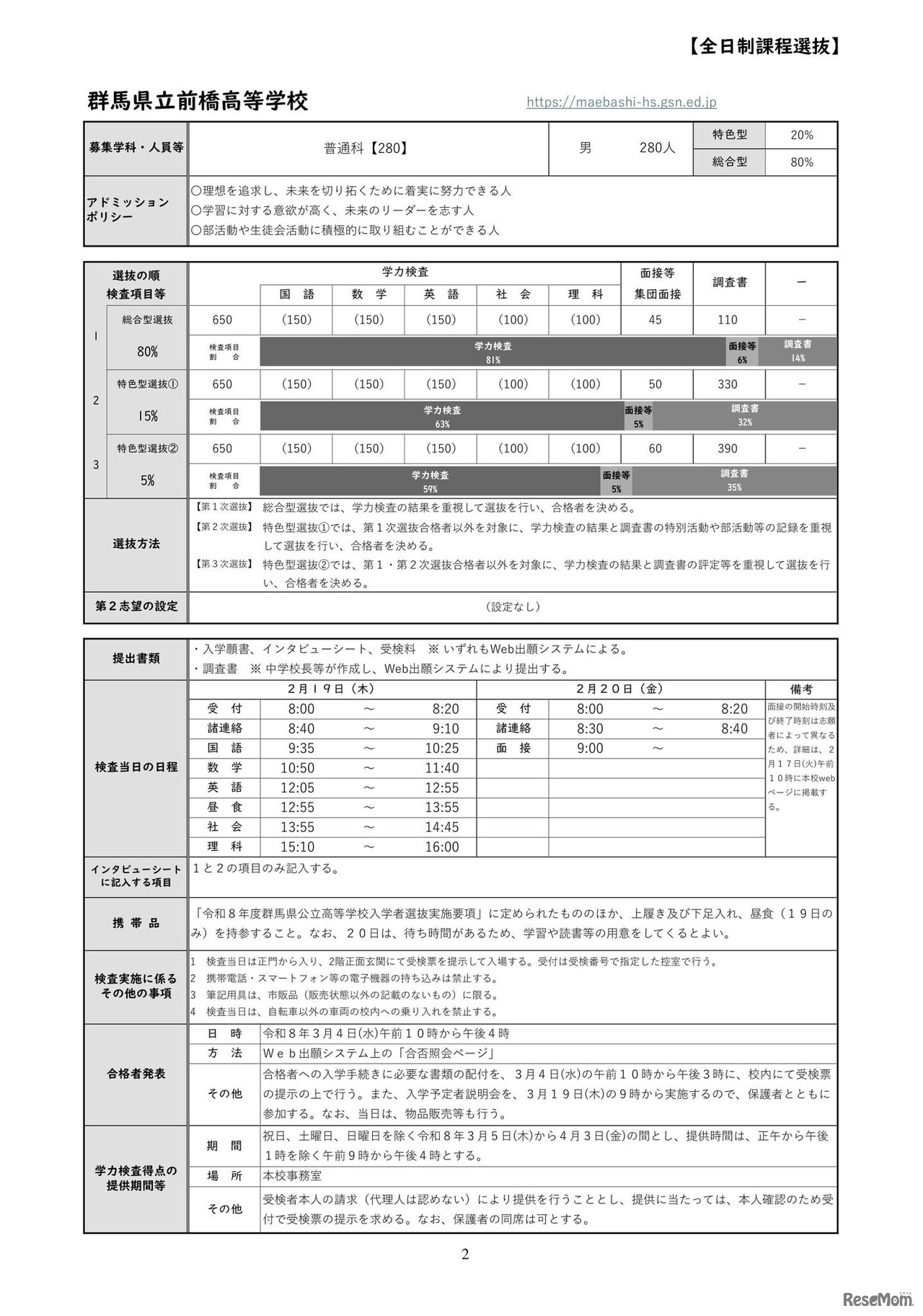 群馬県立前橋高等学校