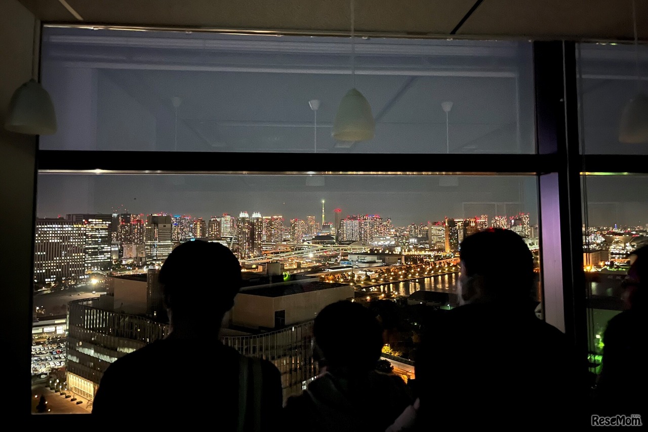 東京港夜景観賞ツアーでの夜景