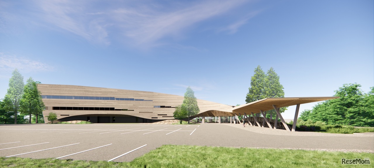 福井県提供（恐竜学部棟の完成イメージ図）