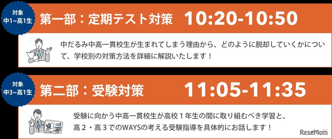 「中だるみ脱却」と「受験戦略」を両立する2部構成セミナーの詳細