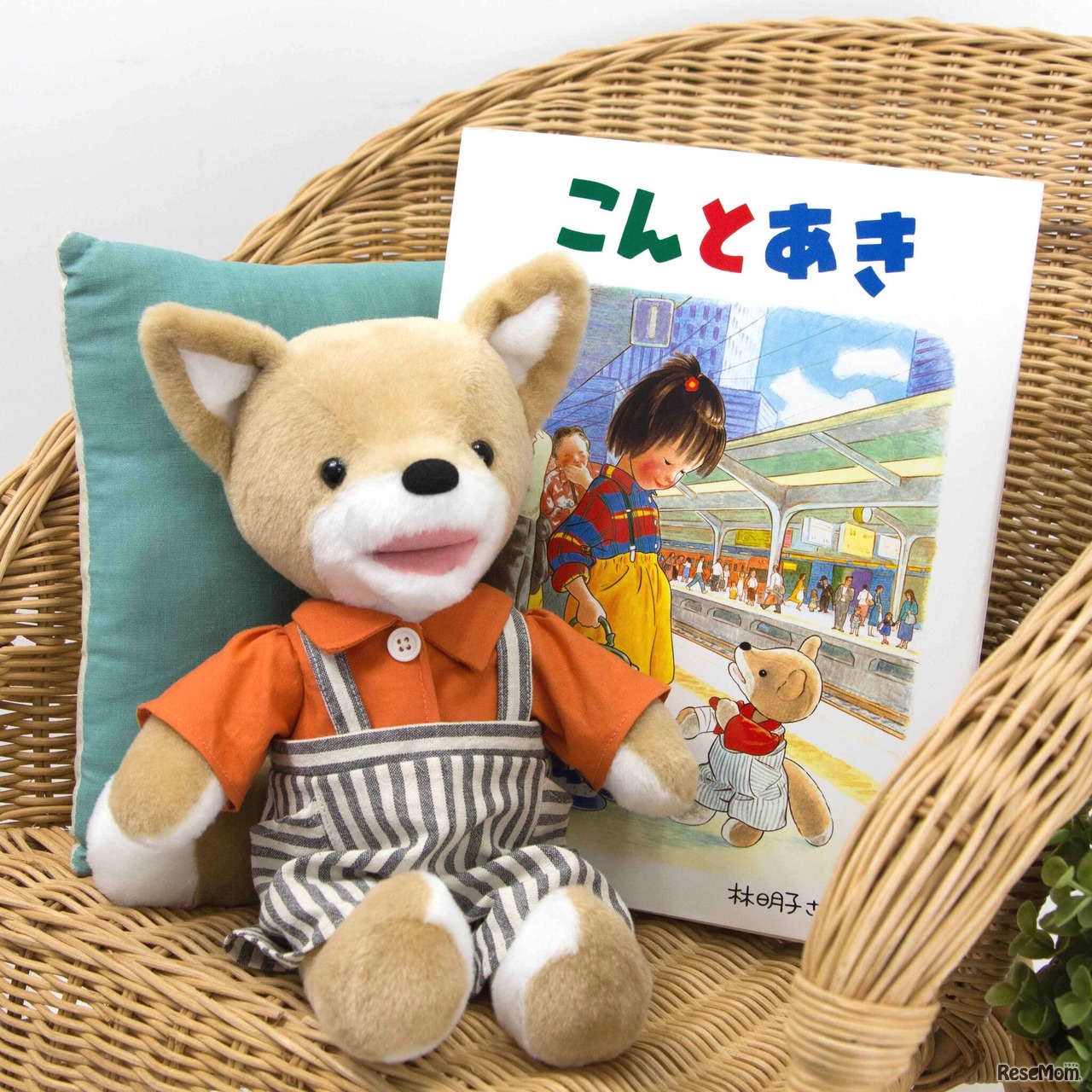 こんとあき 絵本＆ぬいぐるみSセット（ギフトラッピング込）