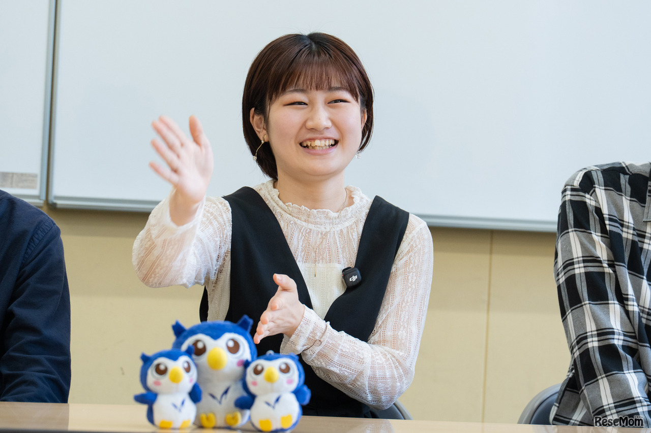 ゆずさん（鹿児島県出身、情報コミュニケーション学部4年）