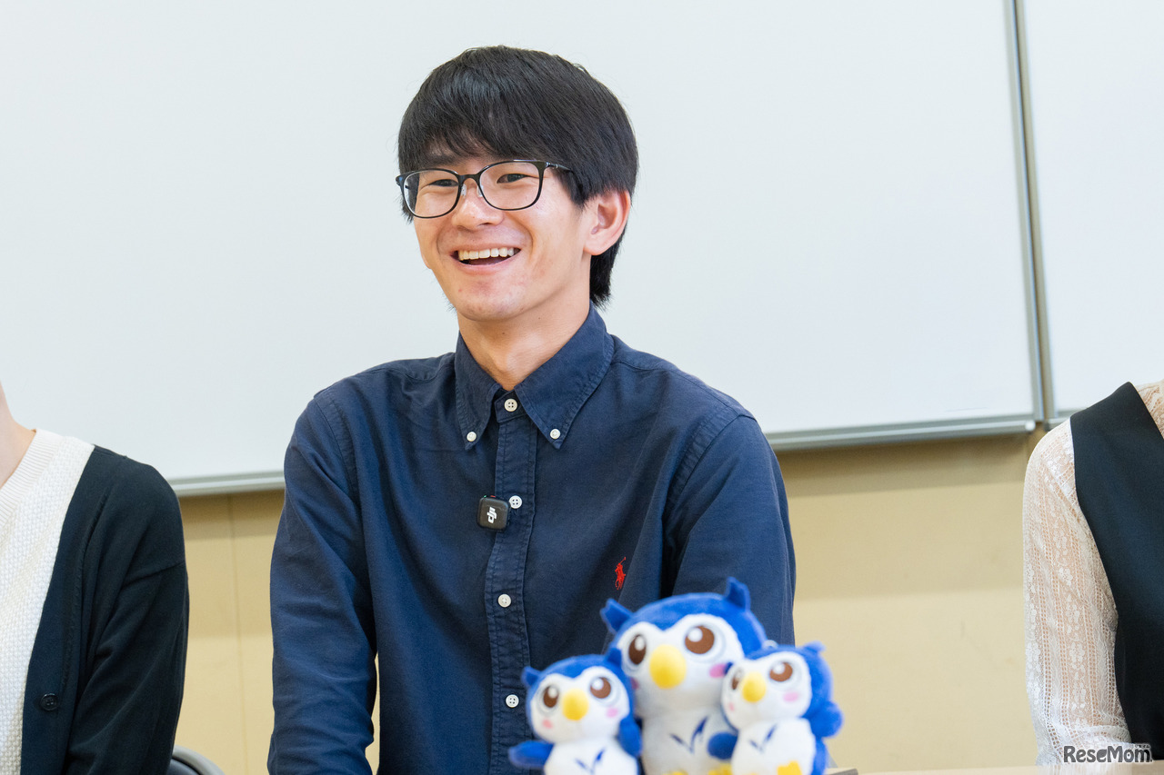 わだちゃんさん（山形県出身、理工学部機械工学科3年）