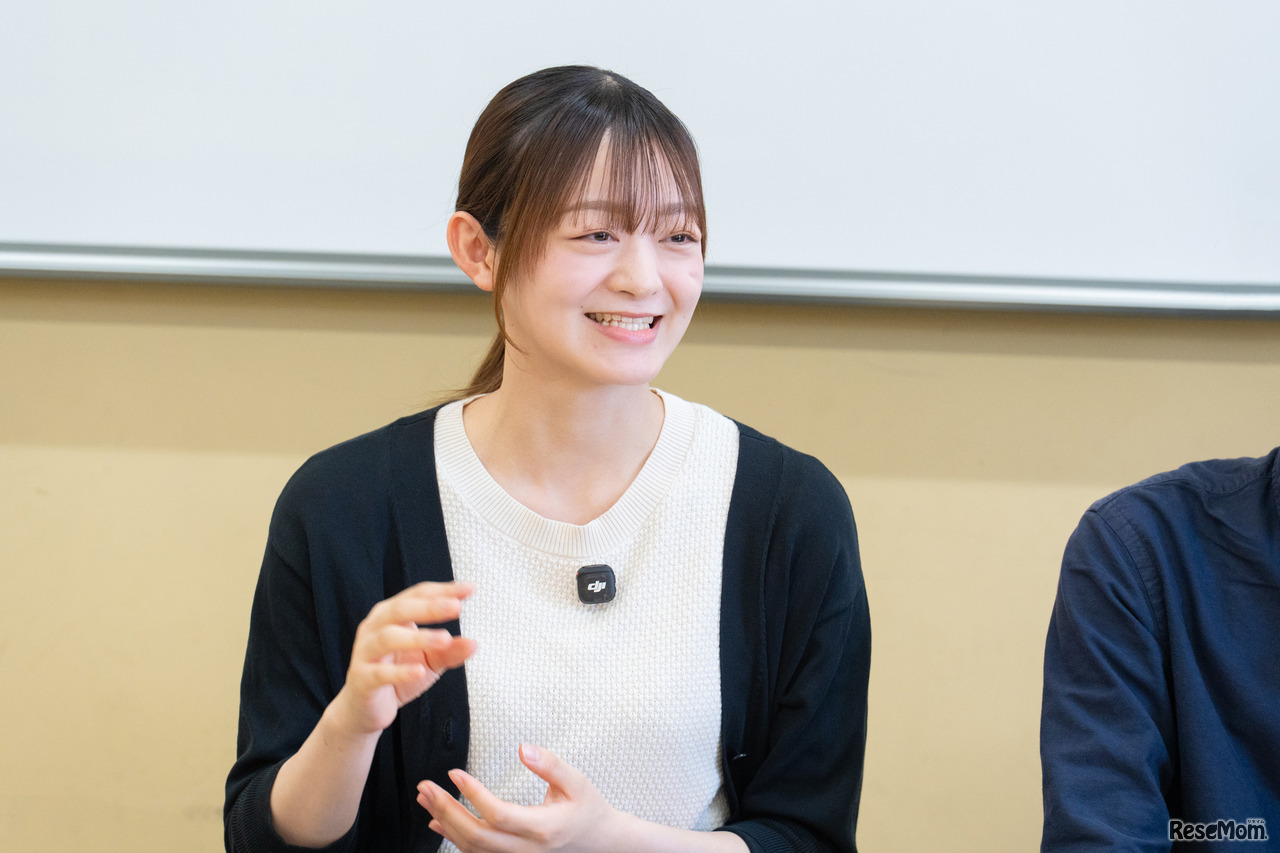 もこさん（愛知県出身、農学部生命科学科3年）