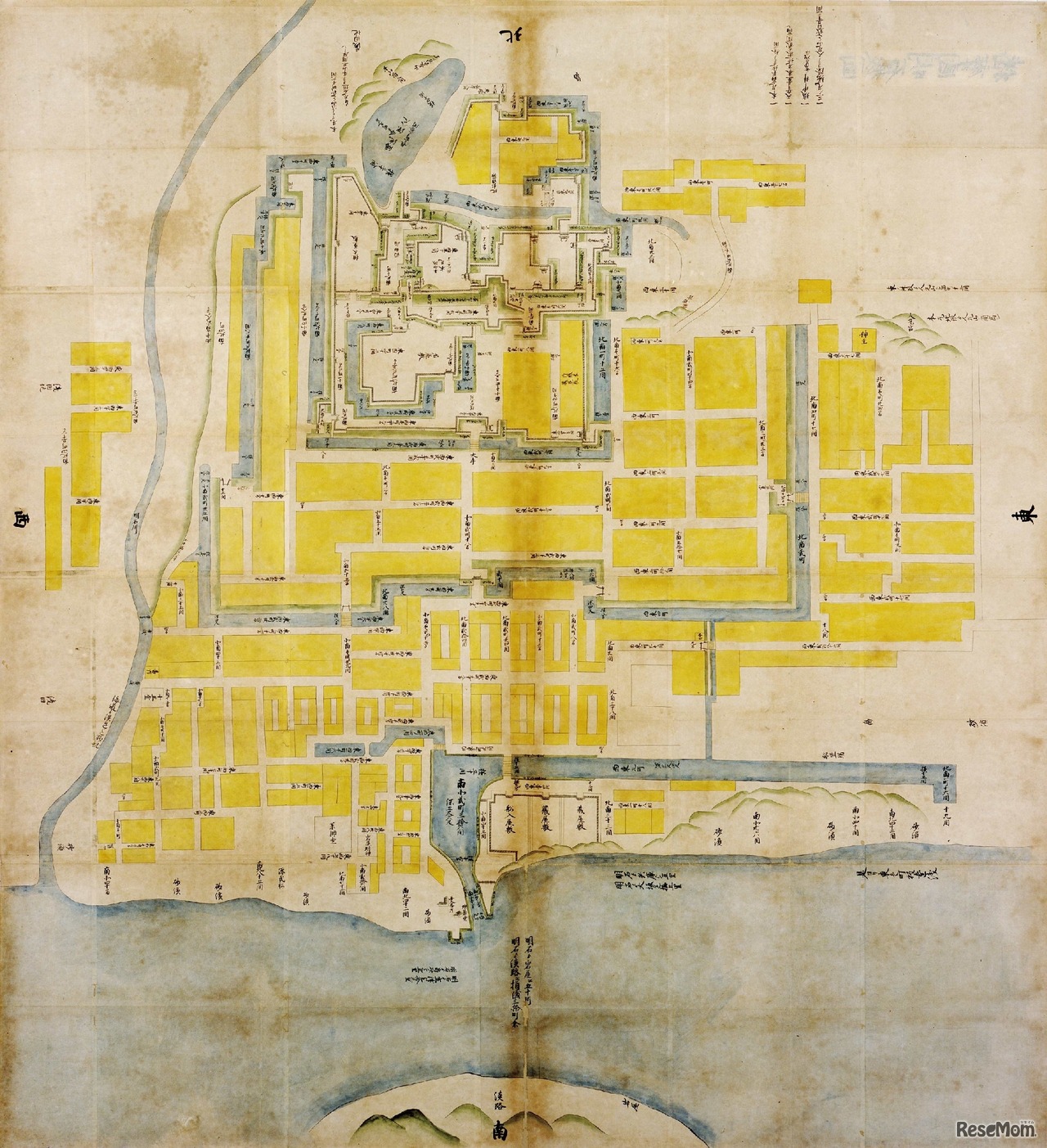播磨国明石城絵図