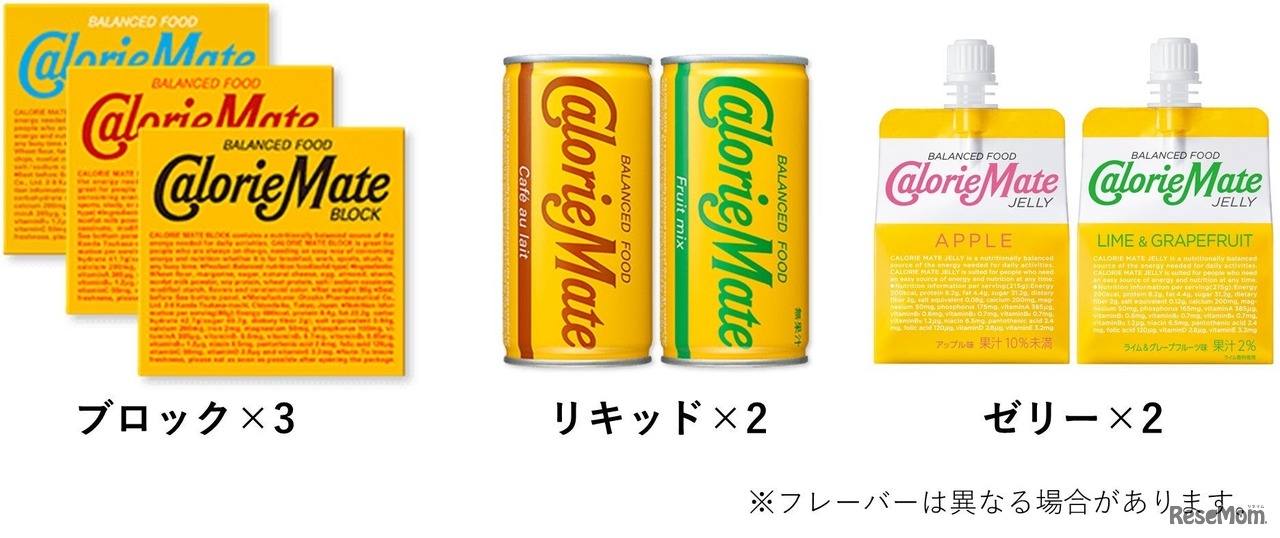 カロリーメイト スペシャルボックスの内容