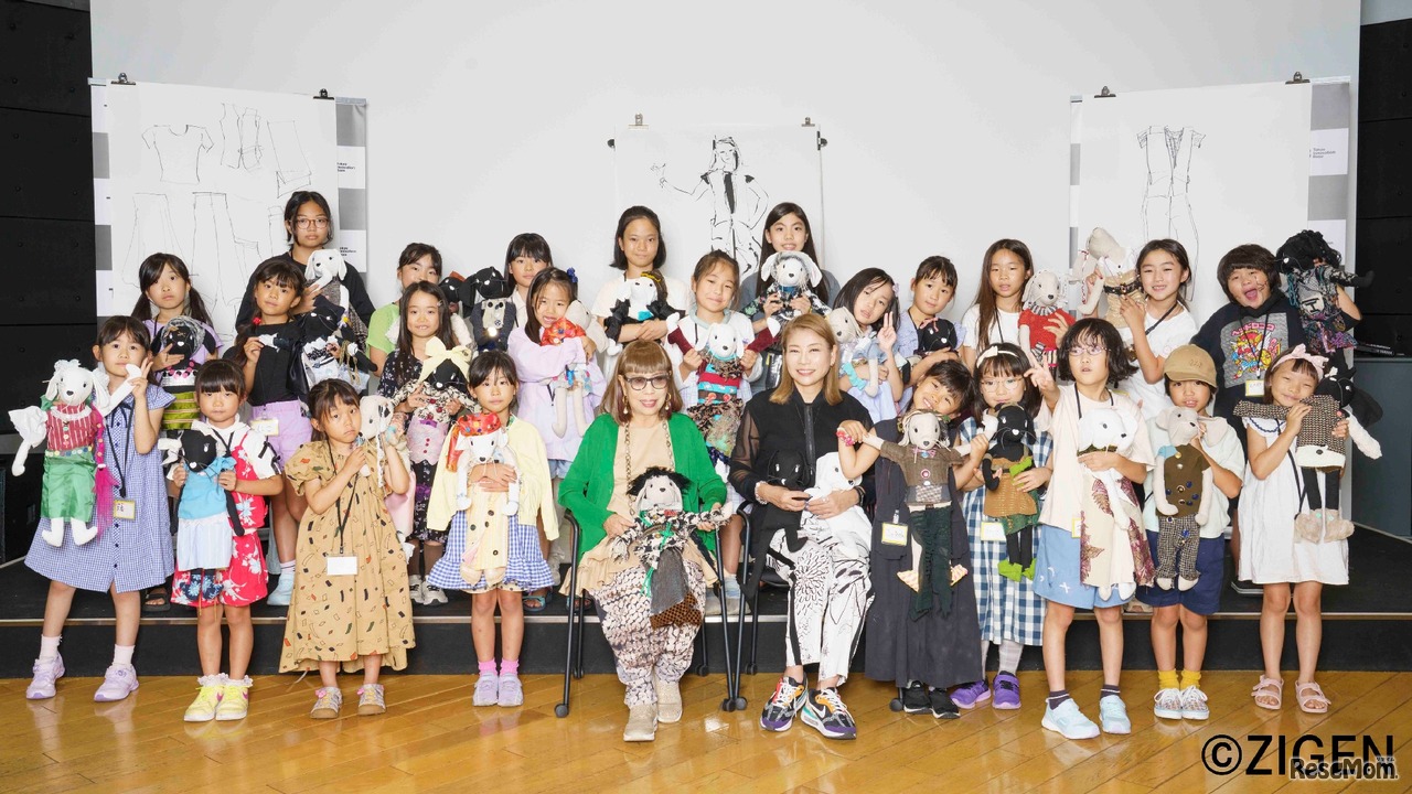 「こどもファッションプロジェクト」のようす