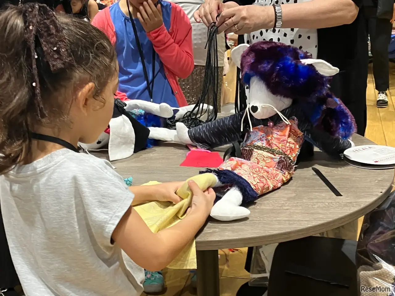 「こどもファッションプロジェクト」のようす