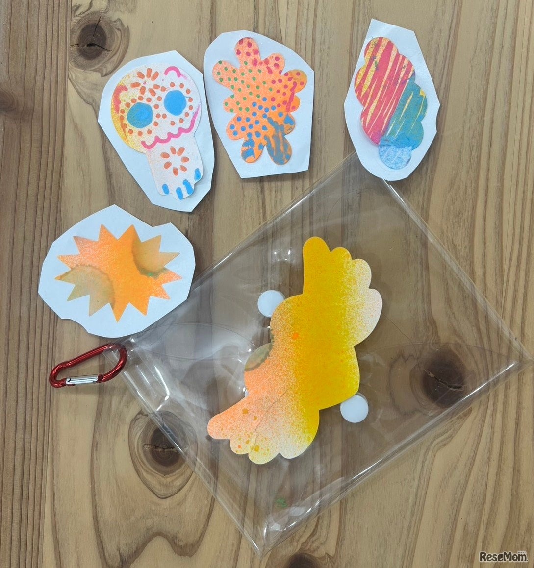 子供たちが制作するアートステッカー