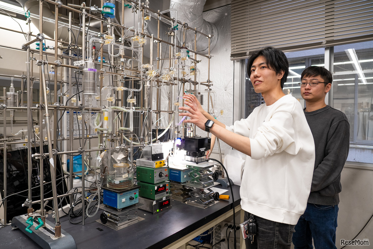 加藤さんと氏家さんが案内してくれた研究室のようす