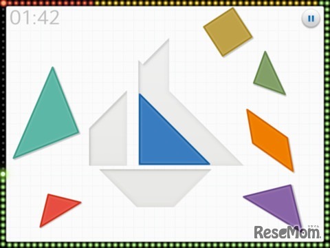 シルエットパズル