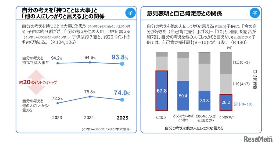 おもな調査結果：意見表明