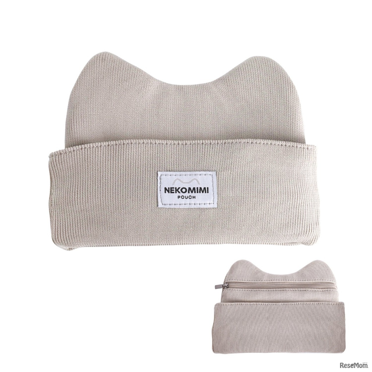 ノートにかぶせる猫耳ポーチ