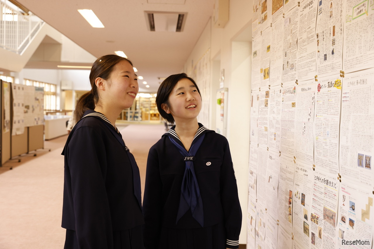 日本女子大学附属中学校の日常風景