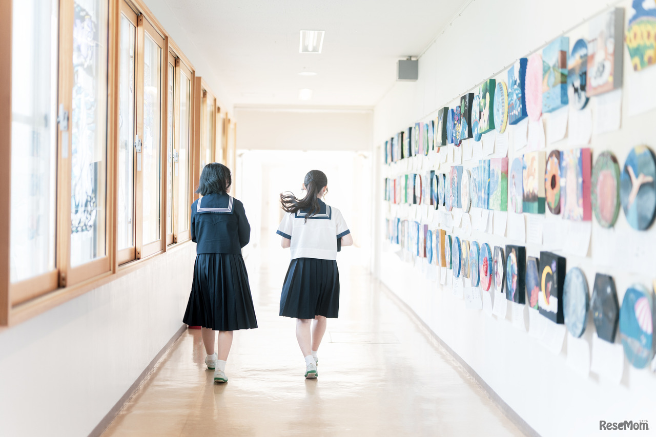 日本女子大学附属中学校の校内