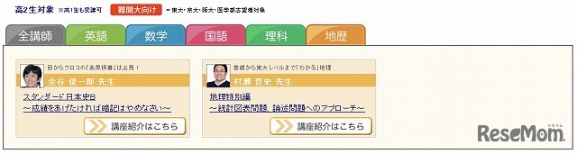 東進　地歴講師