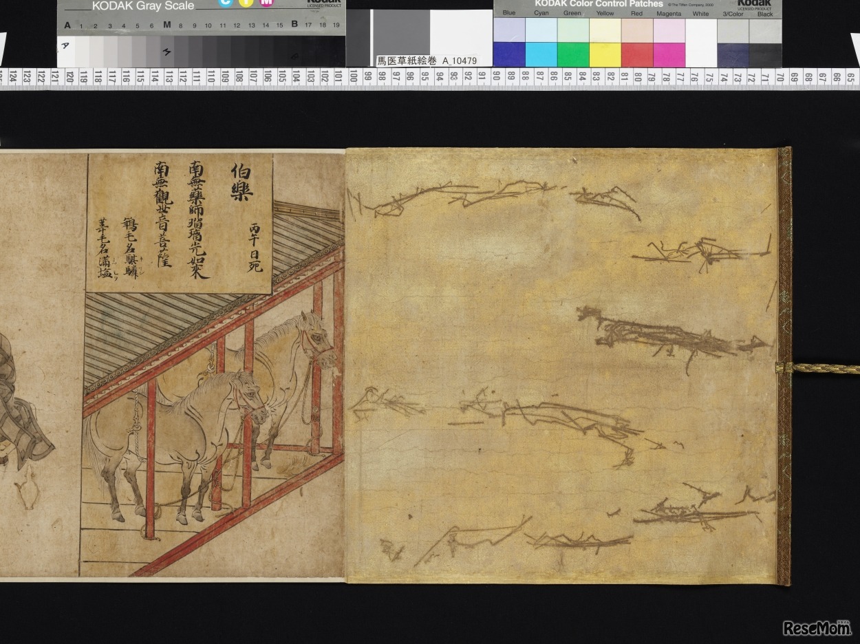 重要文化財　木製彩色婦人乗馬図華鬘（もくせいさいしきふじんじょうばずけまん）